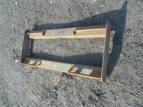 skid steer weld on plate